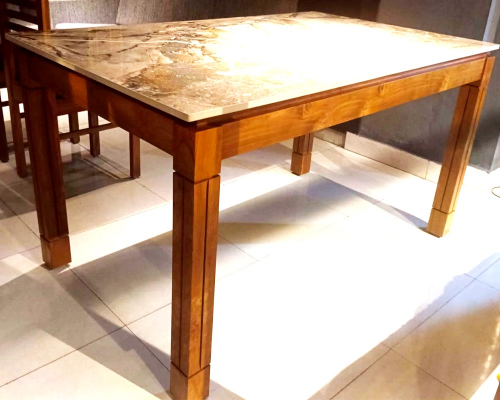 5X3 Grue Leg Dining Table[Artificial Marble-15]